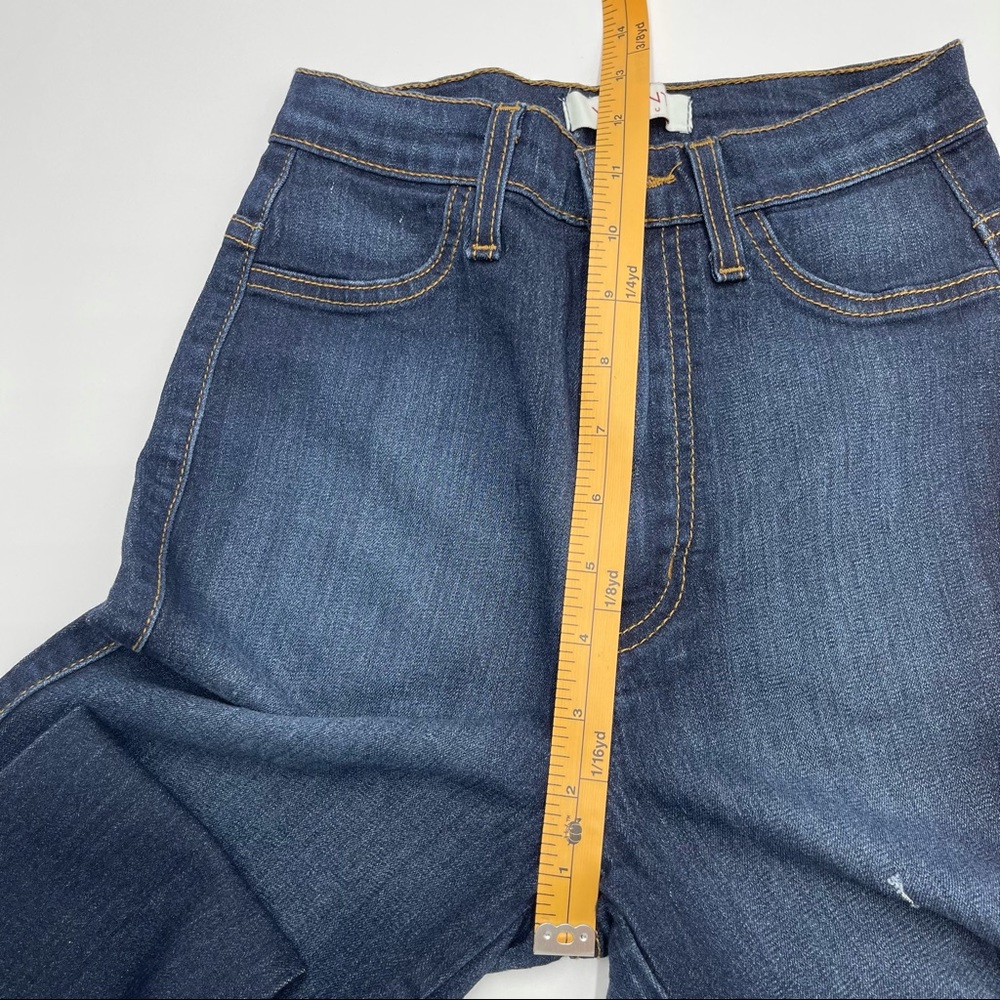 Classic High Waist Skinny Jeans - Dark Denim - Picture 7 of 13